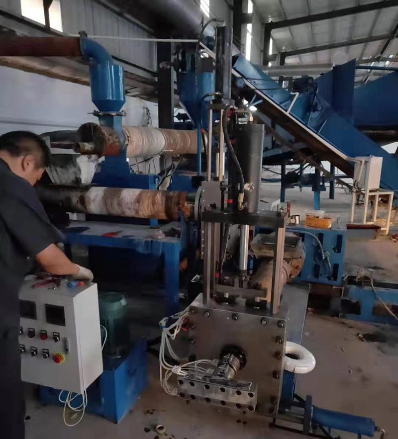 液壓全自動排渣無網模頭 液壓全自動排渣無網模頭