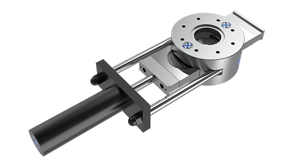 單板雙工位圓形換網器